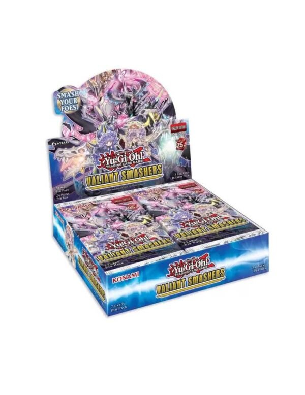 The Valiant Smashers display 24 yu-gi-oh boosters